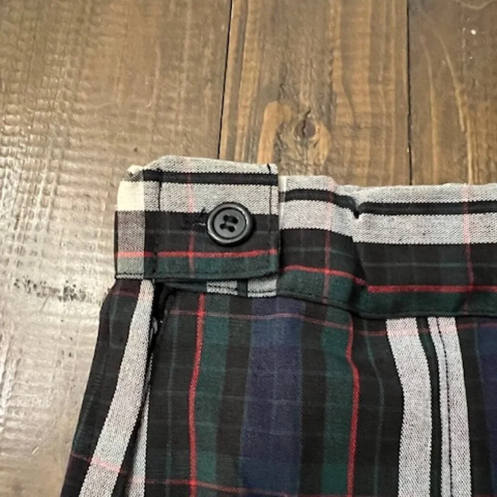 Becky Thatcher Elderwear Multicolor Plaid School Uniform Skirt Girl's 5 Reg